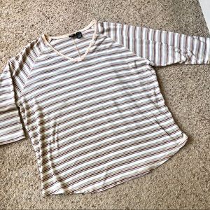 Mossimo Woman size 3x striped vneck tee